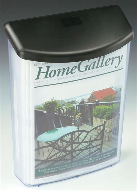 outdoor plastic brochure box to attach to metal|outdoor brochure box holder.